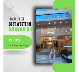 14 Günlük Best Western Mekke Otel Konaklamalı Suudi Hava Yolları ile Umre Turu