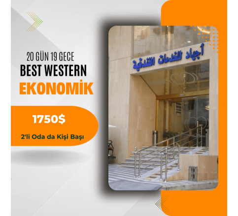 20 Günlük Best Western Otel Konaklamalı Umre Turu