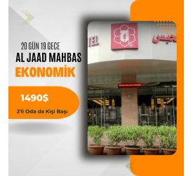 19 Aralık Hareketli 20 Günlük Al Jaad Mahbas Otel Konaklamalı Ekonomik Umre Turu