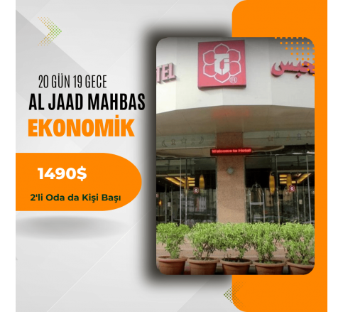 20 Günlük Al Jaad Mahbas Otel Konaklamalı Ekonomik Umre Turu